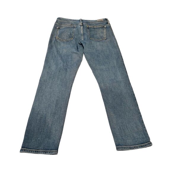 Pilcro Woman’s Slim Boyfriend Side Stripe Jeans Size 29 Animal Print Denim - Picture 5 of 5